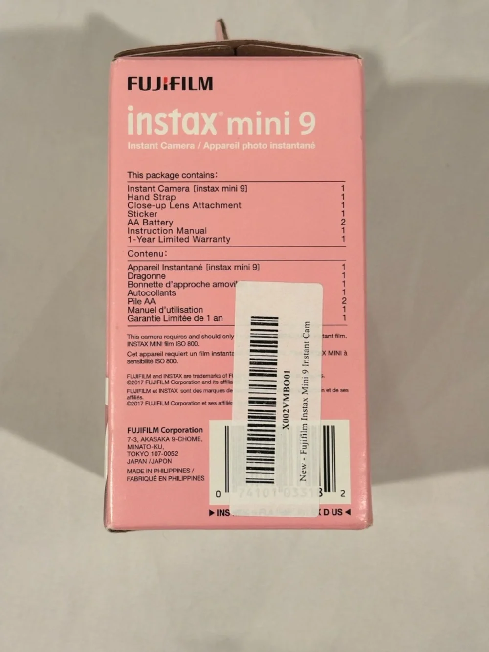 Fujifilm Instax Mini 9 Instant Film Camera Flamingo Pink Brand New Opened Works